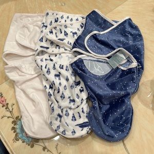 Aden+Anais three piece swaddlers